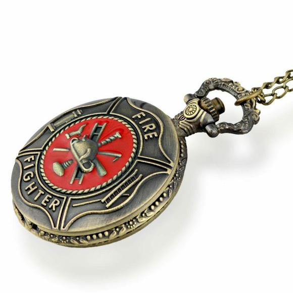 Accessories Fire Fighter Pocket Watch Antique Finish Poshmark